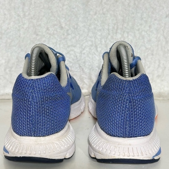 Nike Womens Zoom Winflo Blue/Silver Knit Running Athletic Sneakers Shoes SZ 7 - Picture 4 of 11